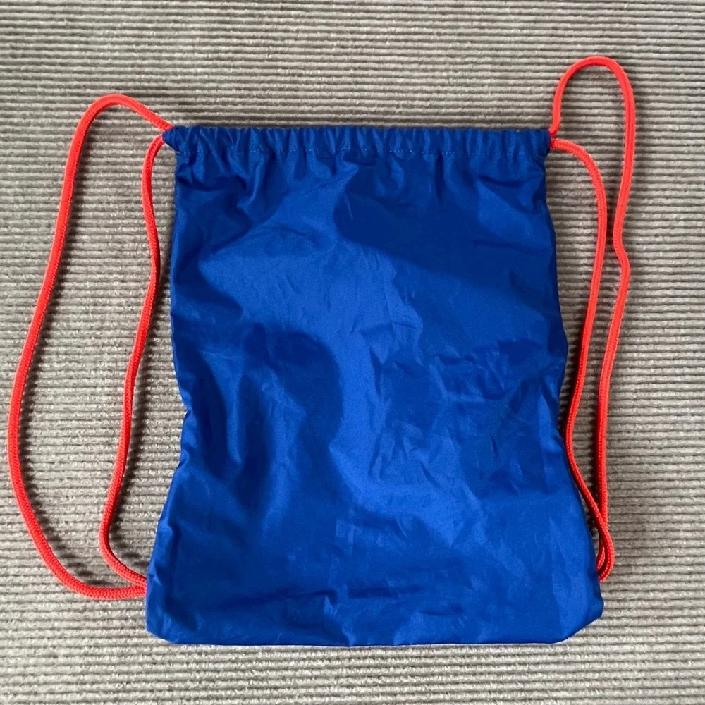 Nike‎ Just Do It 24/7/365 Drawstring Cinch Bag Blue Orange BA6008-438